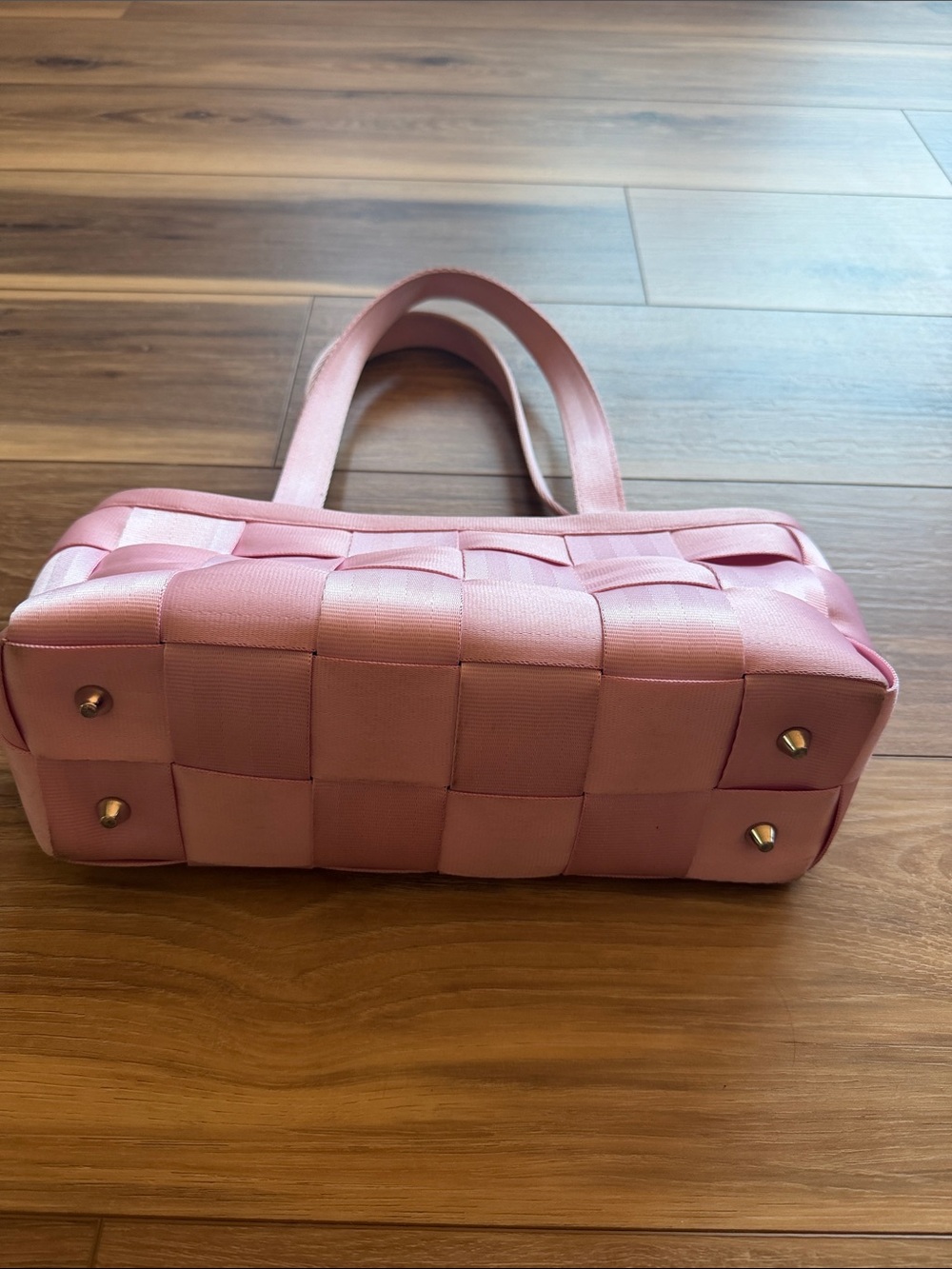 Harveys Pink Woven Shoulder Bag - Women - Picture 9 of 9